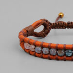 دستبند آکوا |خواص سنگ آکوامارین|قیمت سنگ آکوامارین |دستبند مردانه