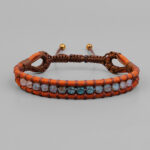 دستبند آکوا |خواص سنگ آکوامارین|قیمت سنگ آکوامارین |دستبند مردانه