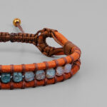 دستبند آکوا |خواص سنگ آکوامارین|قیمت سنگ آکوامارین |دستبند مردانه