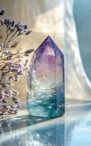 خواص سنگ فلوریت|همه چیز در مورد فلوریت|رنگ درمانی با فلوریت