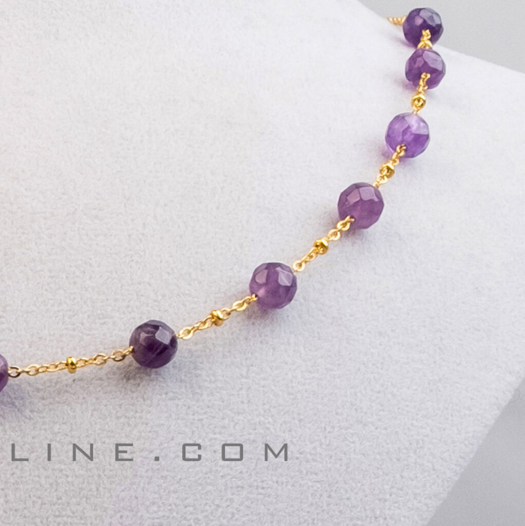 گردنبند آماتیست|خواص سنگ آماتیست|سنگ متولدین ماه بهمن