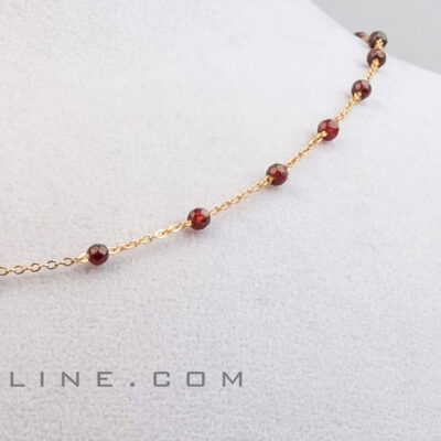 گردنبند گارنت|تاریچه گارنت|خواص سنگ گارنت|سنگ متولدین دی