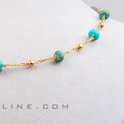 گردنبند فیروزه|تاریچه فیروزه|خواص سنگ فیروزه|سنگ متولدین آذر