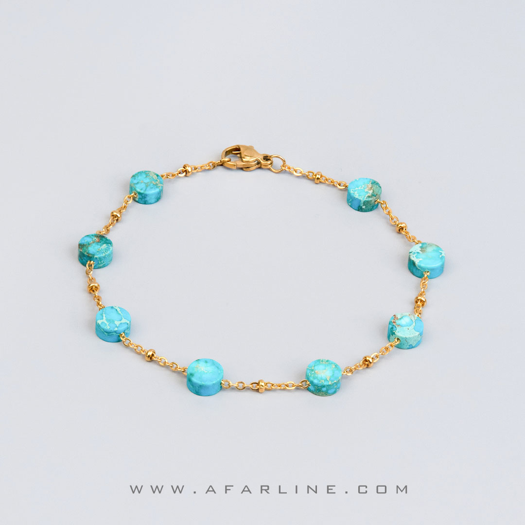 TURQUOISE-CIRCLE-11 دستبند جزیره|خواص سنگ فیروزه|سنگ متولدین آذز و بهمن