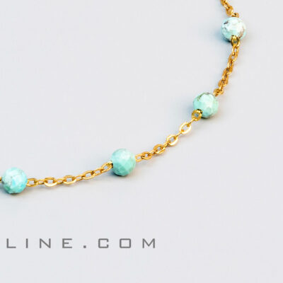 دستبند اشک آسمان|خواص سنگ فیروزه|سنگ متولدین آذر و بهمن